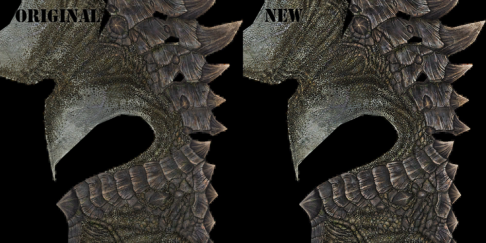 Improved Dragon Textures / Ретекстур драконов